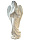 Ангел №4 82см (белый)