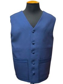 Жилетка костюмная ткань (вышивка на карманах) 56 р