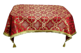 Скатерть напрестольная, парча,бахрома 150/150 Т