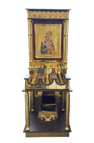 ПОДСТАВКА для СВЕЧЕЙ на 3 отдела с иконой ↑200см ↔75см ↕71см МДФ Булат