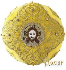 Митра, бархат, фигурный верх (вышивка) 57р.