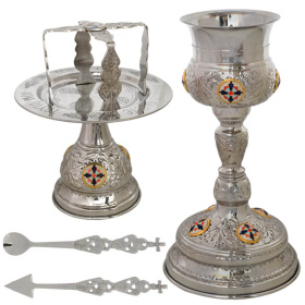 ЕВХАРИСТИЧЕСКИЙ НАБОР 500мл Никель Греция (832N)