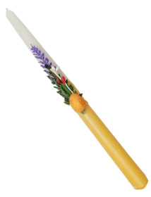 Свеча ДЕКОРАТИВНАЯ ПАСХАЛЬНАЯ  прямая  ↕ 29см Парафин