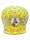 Митра иерейская, вышивка на бархате (Царская) 58р