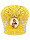 Митра золотистая, парча  (Царская) 57р