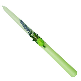 Свеча ДЕКОРАТИВНАЯ ПАСХАЛЬНАЯ  прямая  ↕ 29см Парафин