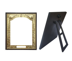 Рамка Павлины пластик под лик 15/18см.