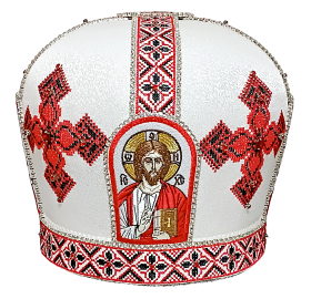 Митра, парча, орнамент (вышитые иконы) 57,5р