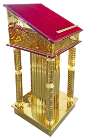 АНАЛОЙ Боковой  ↑123см ↔42см ↕52см Чеканка Бархат Сусальне золото