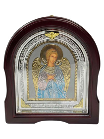 Ангел Хранитель темная рамка (арка) 25/28 см