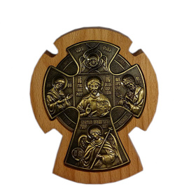 Крест  метал+дерево, 12/14