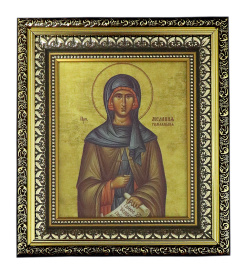 Икона Мелания Святая Римляныня (печать на холсте) 23/26