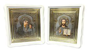 Вседержитель Казанская  №27Ф (рамка) 25/29 см