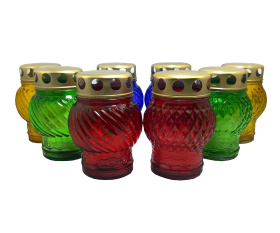 Лампада поминальная  БОЛЬШАЯ (хрусталик) (23шт-уп)