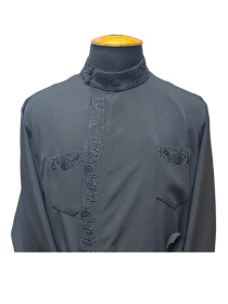 Подрясник нового кроя, вышивка виноград, (костюмка) 56р