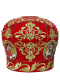 Митра, бархат, красная (вышивка) 58р
