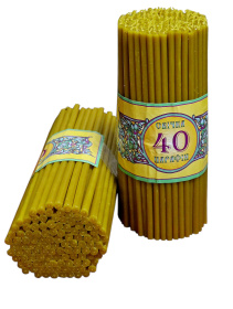 Свечи ПАРАФИНОВЫЕ  темные №40 (200 шт) БЕЗ СКИДОК!