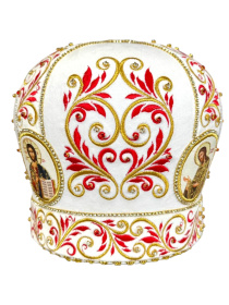 Митра бархат, ( красная вышивка) 59,5р