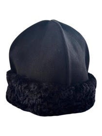 Скуфия зимняя  с отворотом (каракуль) 60 р