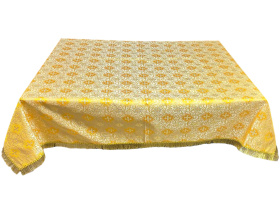 Скатерть напрестольная, парча Индонезия,бахрома 150/150 см