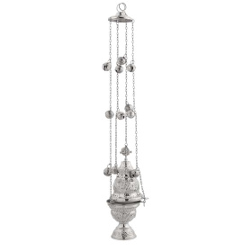 КАДИЛО ↕60см ↑20см ↔7см Никель Греция (9391N)