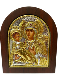 Троеручица  (шелкография, гальваника) 10/13 см