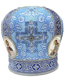 Митра парча (голубое серебро) 56,5р