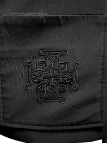 Жилетка мокрый шелк (вышивка на карманах) 52 р