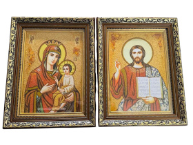 Пара Спаситель и Скоропослушница (янтарь) 30/38