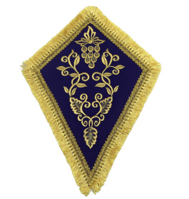 Плат под крест, виноград вышивка 30/42