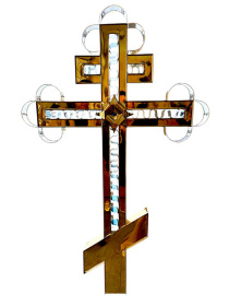 Крест на купол фигурный 130 см