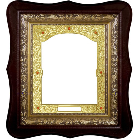 Рамка фигурная для литографии 15/18 (дерево) 24/27см