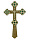 Крест напрестольный  с камнями 16/30 см