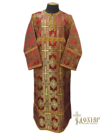 Стихарь детский парча К,П/П (покровский крест) 130см