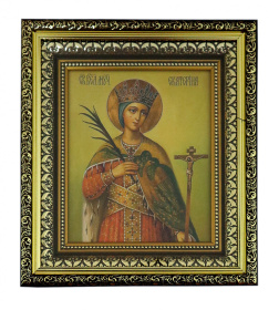 Святая великомученица Екатерина (печать на холсте) 23/26