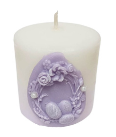 Свеча ДЕКОРАТИВНАЯ ПАСХАЛЬНАЯ  ↕ 6см Парафин