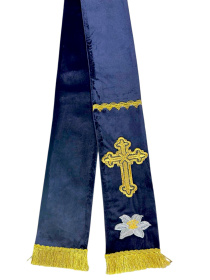 Закладка для Евангелия,бархат (лилия) 10/140 см