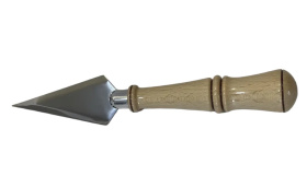 КОПИЕ среднее Дерево Нержавеющая сталь 14см 