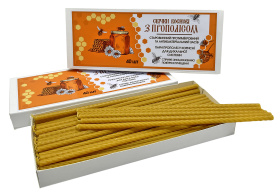 Свечи ВОСКОВЫЕ С ПРОПОЛИСОМ