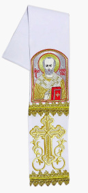 Закладка для Евангелия Николай (габардин, вышивка) 14/140