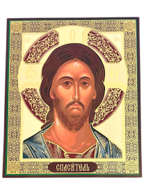 Литография иконы СПАСИТЕЛЬ  20/24 см