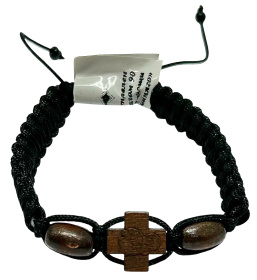 Браслет плетеный с крестом (псалом 90)