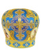 Митра парча Греция (желто-синяя)  59,5р