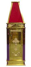 АНАЛОЙ  Клиросный ↑175см ↔52см ↕52см МДФ Булат Бархат