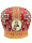 Митра парча Т (красное золото) 56 р