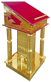 АНАЛОЙ Боковой  ↑130см ↔42см ↕52см Чеканка Бархат Сусальне золото