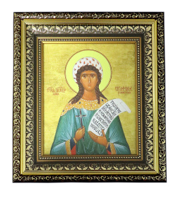 Икона Святая Мученица Серафима Римская (печать на холсте) 23/26
