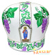 Митра парча Турция (ВИНОГРАД) 56р