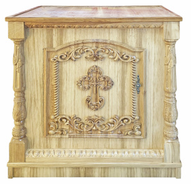 ЖЕРТВЕННИК  ↕102см ↔98см ↕70см   Дуб Шпон 