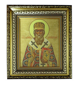 Икона Макарий Великий Преподобный (печать на холсте) 23/26 